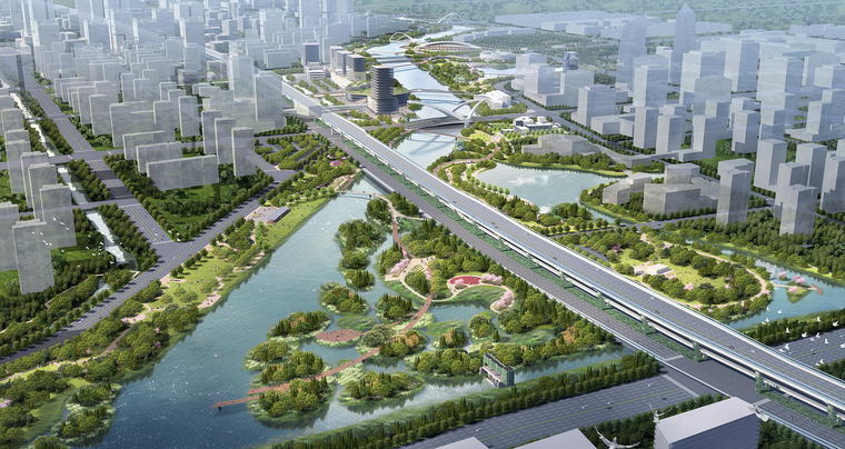 2020水泥轻质隔墙板安装案例之宁波奉化生态滨江公园